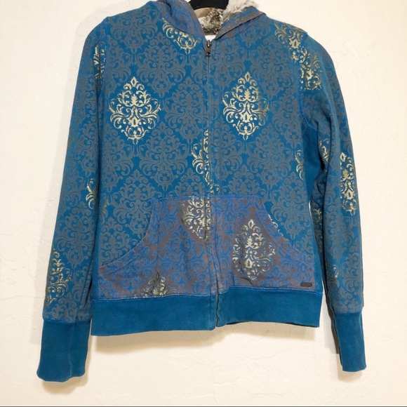 Miss Me Jackets & Blazers - Miss Me Faux Fur Lined Hooded Jacket L